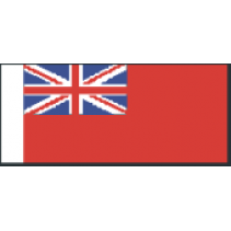 GB03 Red Ensign Size D 50mm Fabric Flag